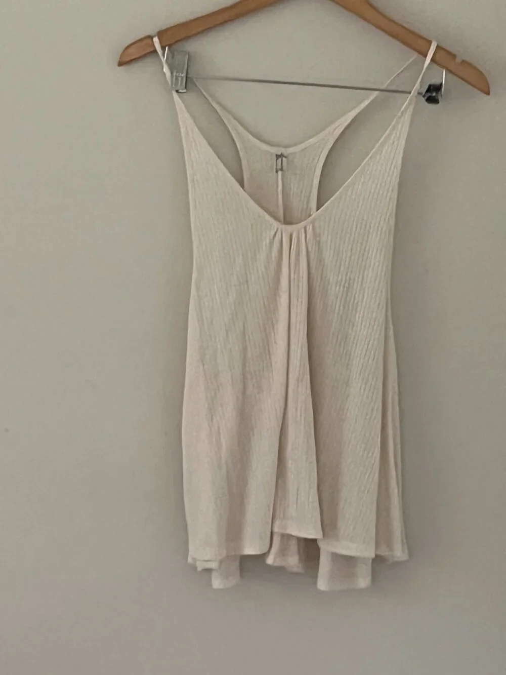 Free People Intimately Wear Me Now Racerback Tank Cream Size Medium
